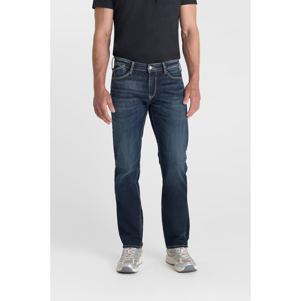 Jeans droite jogg 800/12 regular , longueur 34 blue, LE TEMPS DES CERISES