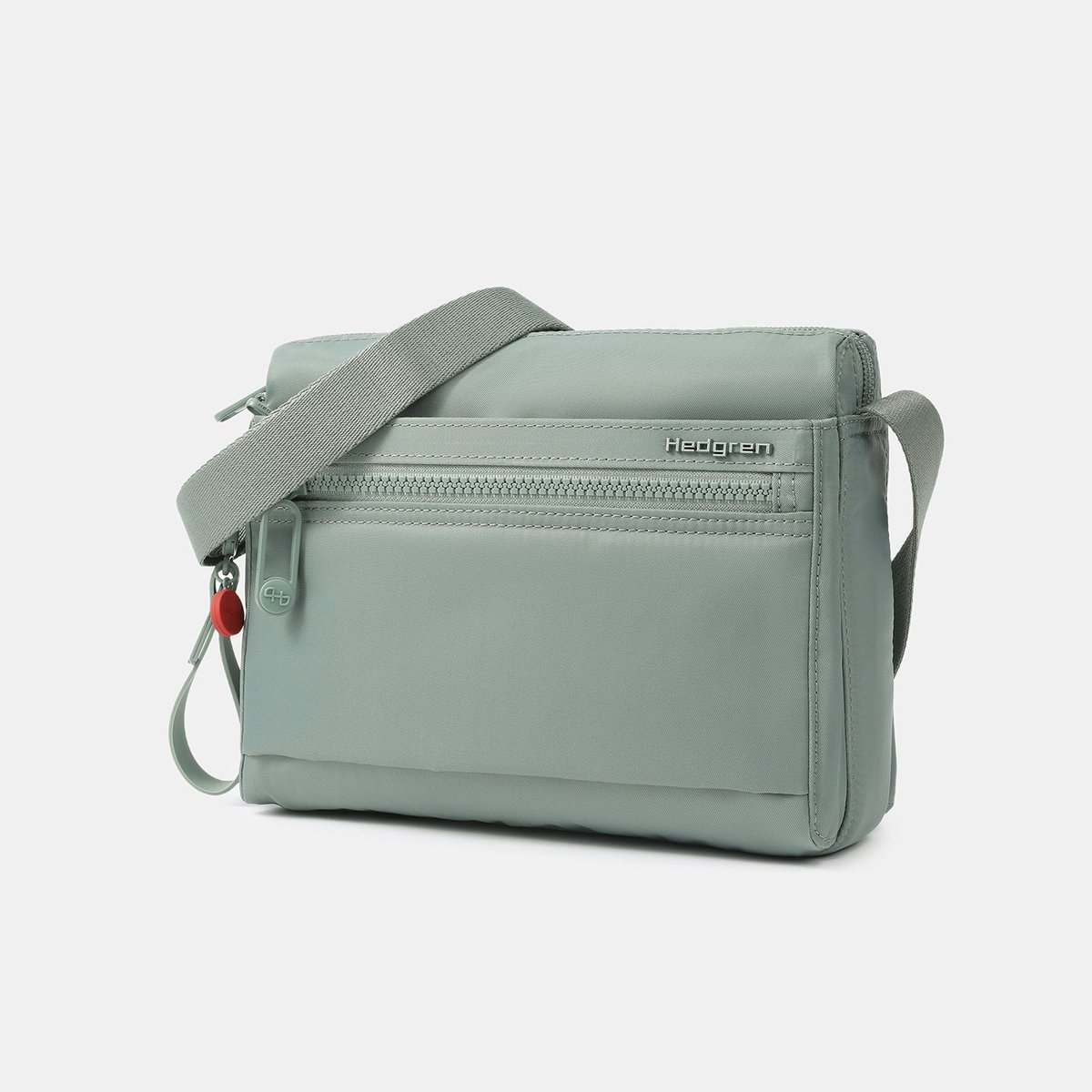 Sac bandoulière compact avec protection RFID green milieu, HEDGREN