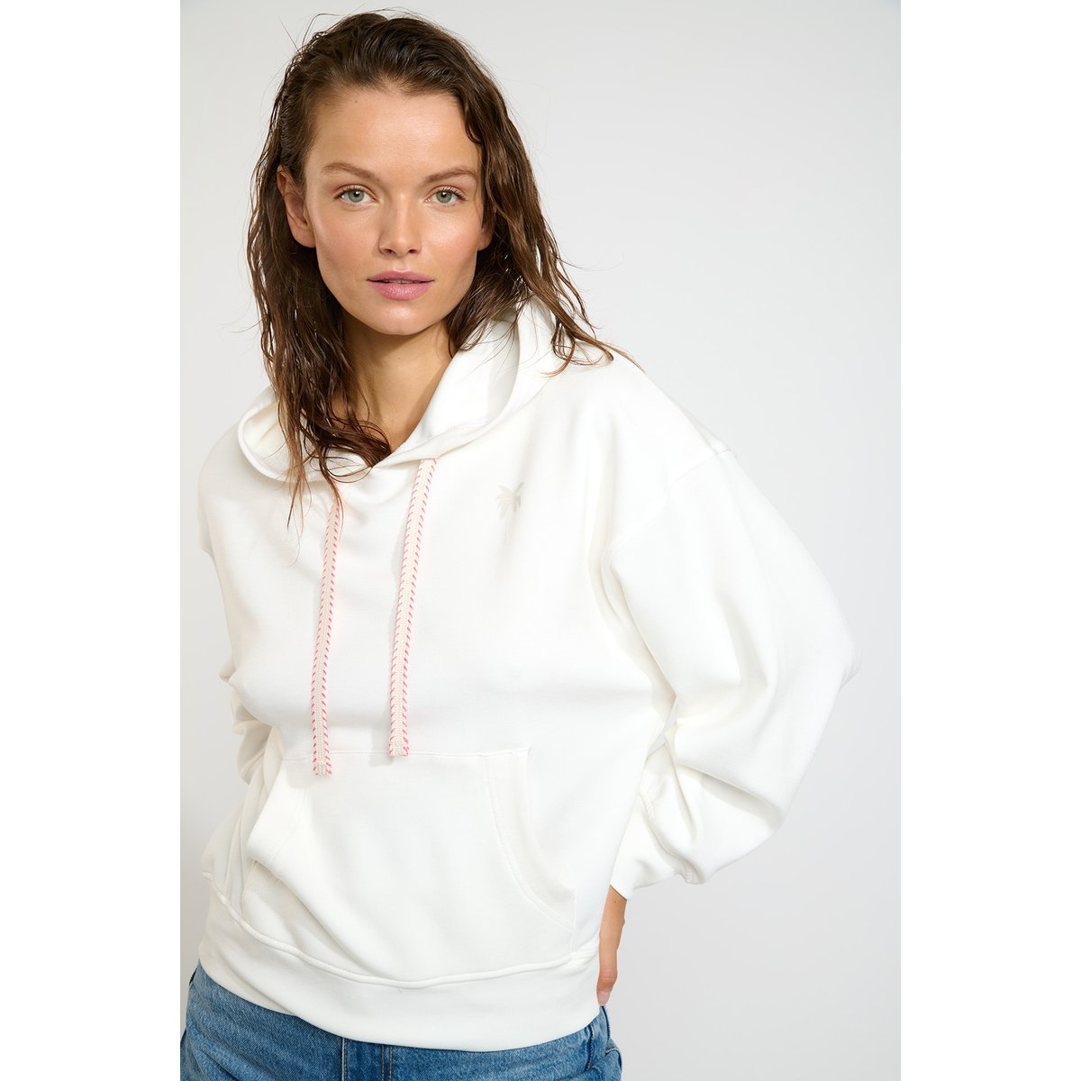 Sweatshirt Jexa - BAYJOY blanc, BANANA MOON