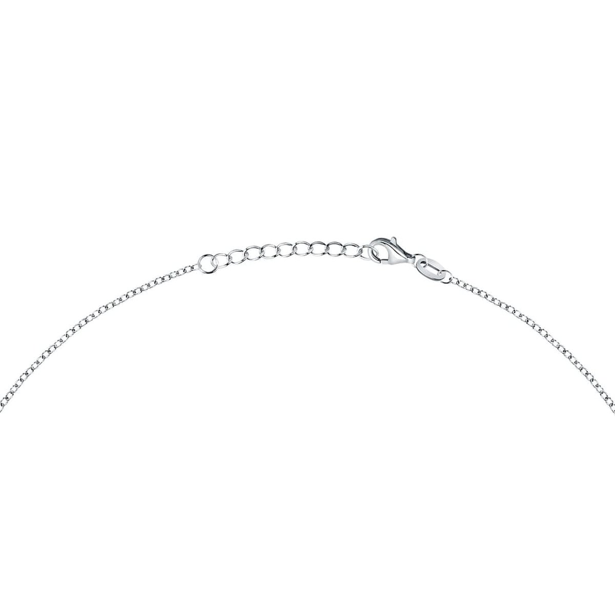 Colliers en Argent/oxyde de zirconium De Zirconium et Oxyde de zirconium argent, CLEOR