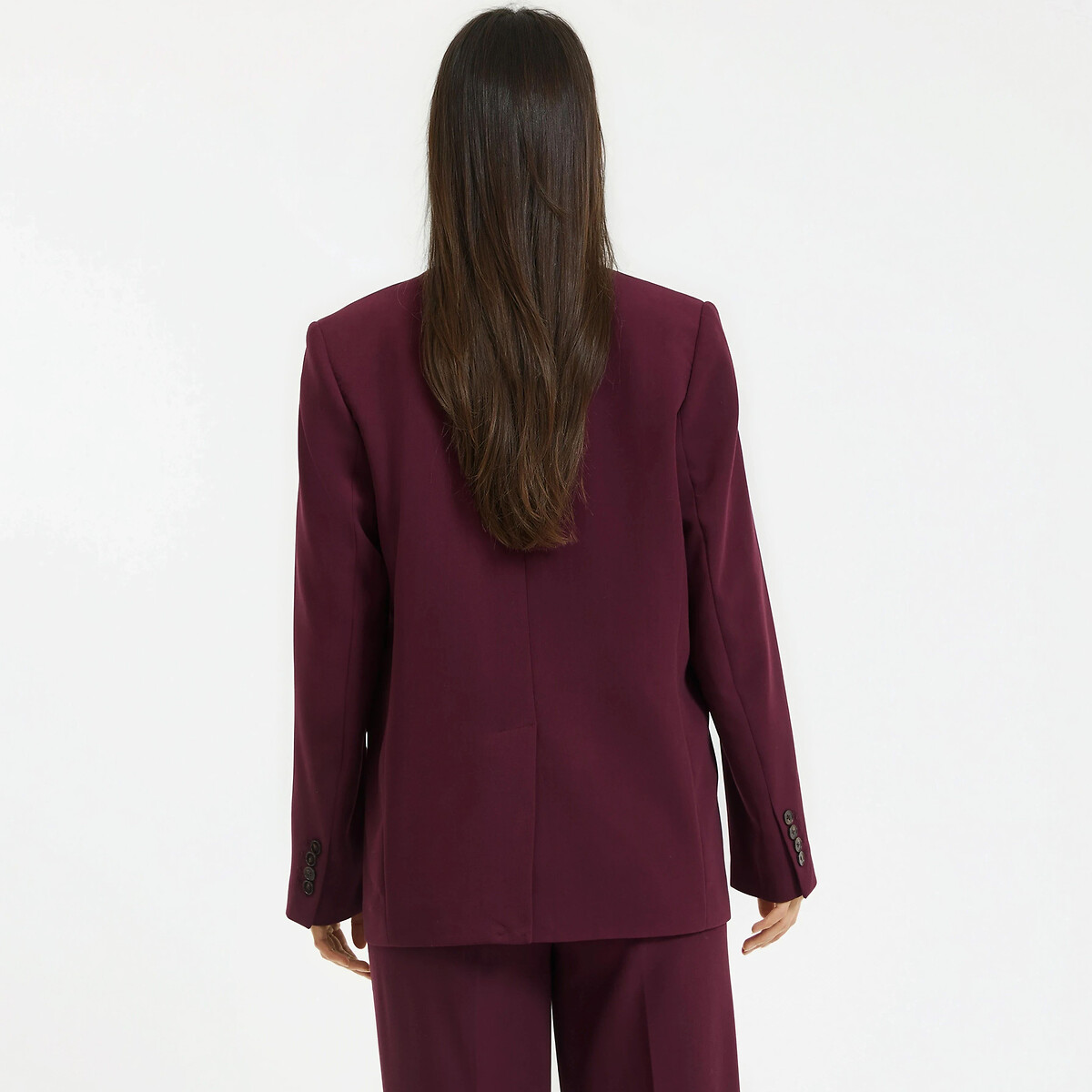 Blazer coupe ample violet prune, LA REDOUTE COLLECTIONS