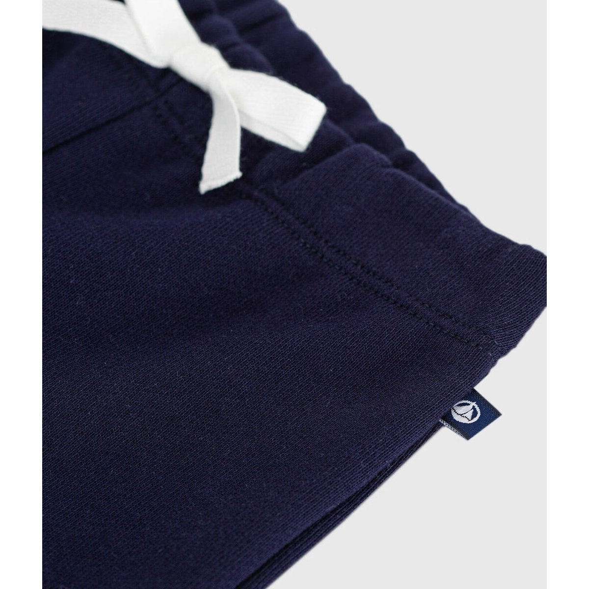 Broek in katoen marineblauw, PETIT BATEAU