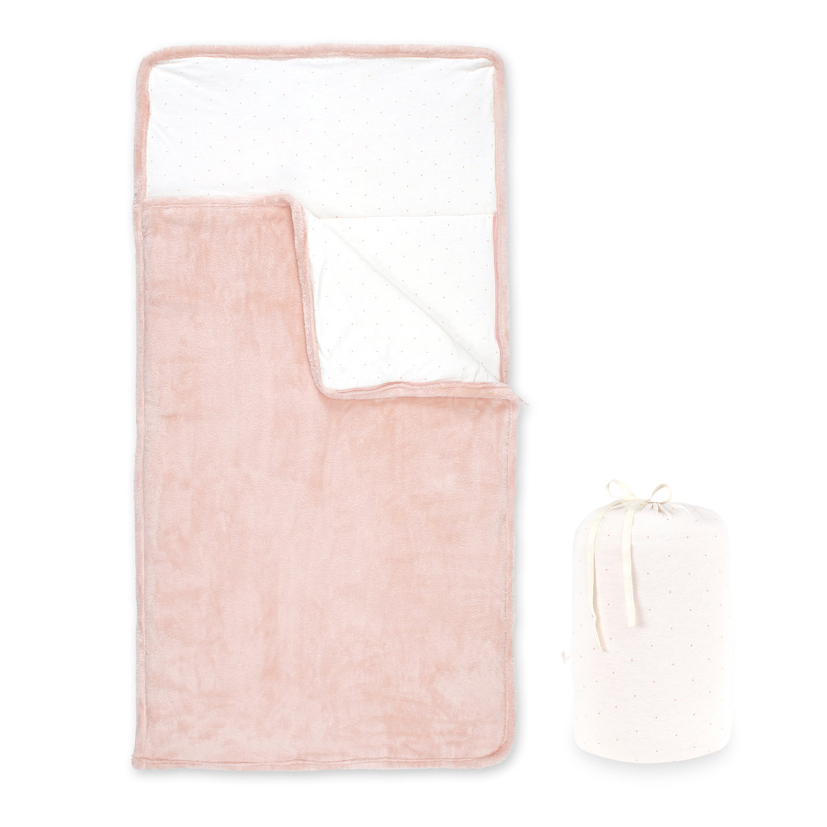 Sac de couchage nomade bébé - TOG 3 Cocon moelleux rose blush, BEMINI