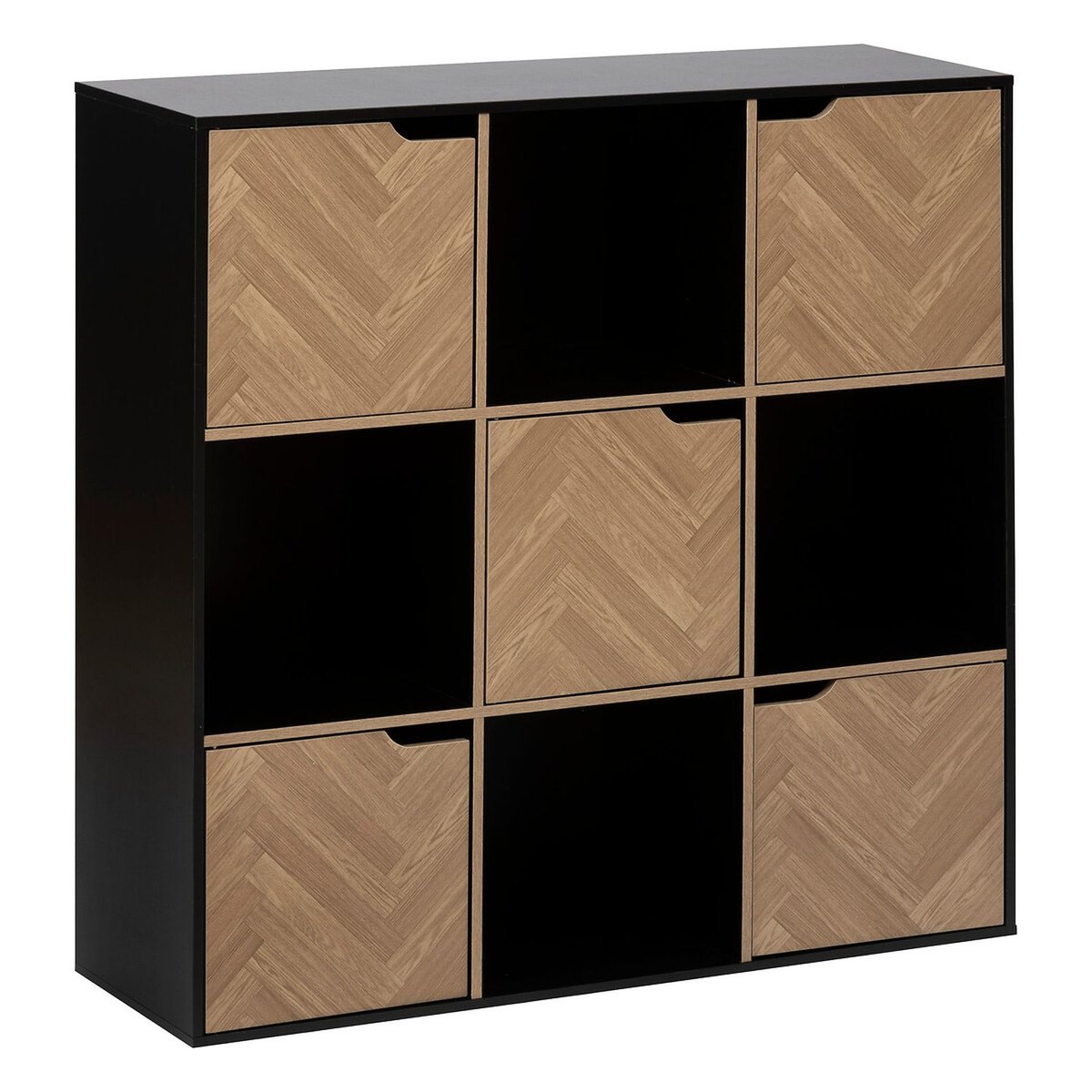 Étagère 9 cases Mix'n Door CHEVRONS beige, ATMOSPHERA