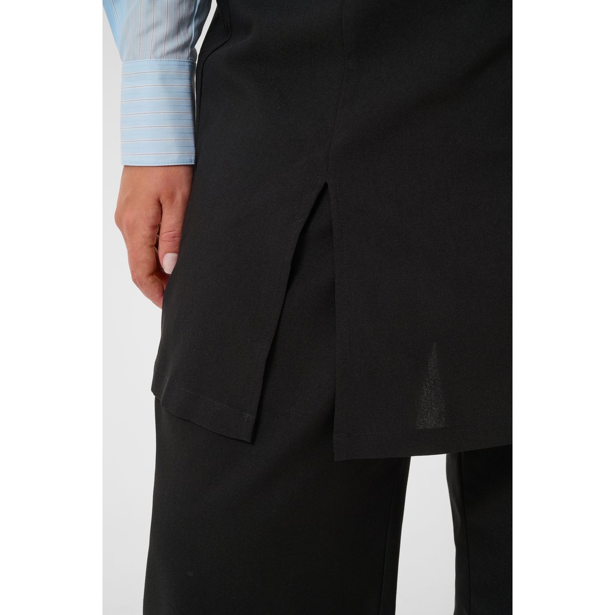 Pantalon de costume noir black deep cc., KAFFE CURVE