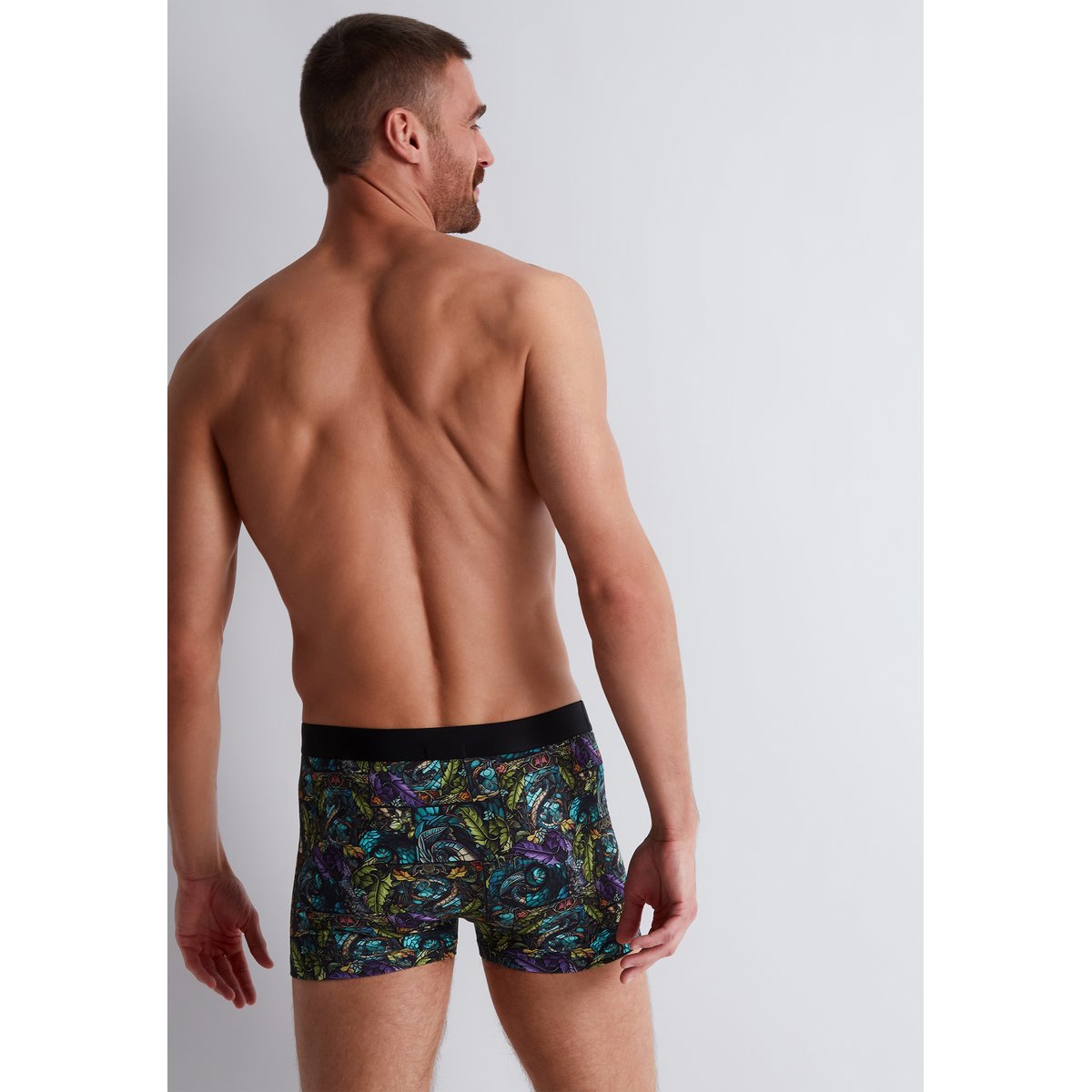 Boxer classique bleu, AUBADE