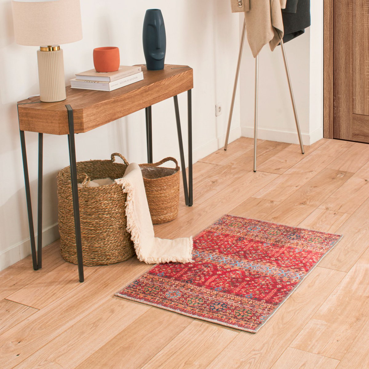 Tapis vintage oriental RADOM rouge, NAZAR RUGS