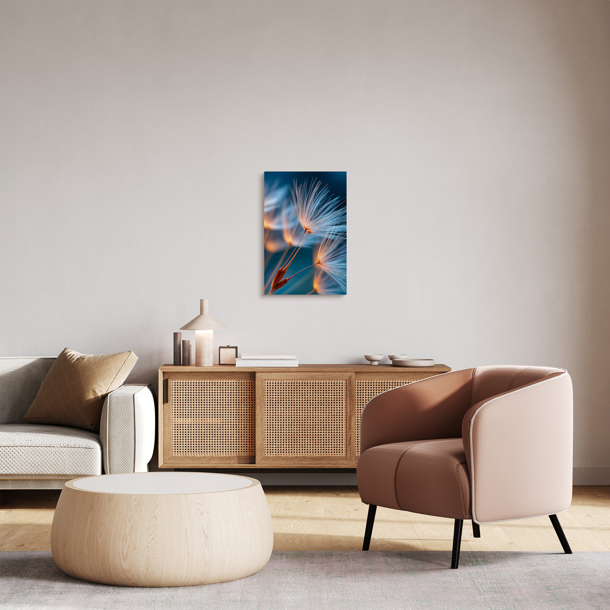 Tableau Sur Toile Lueur Végétale FLEUR tableaux sur toile-bleu, CEANOTHE