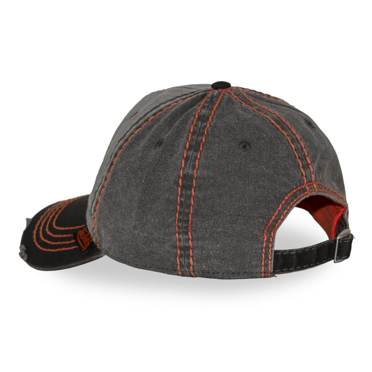 Casquette baseball RETRO gris clair/gris foncé/noir/orange, VON DUTCH