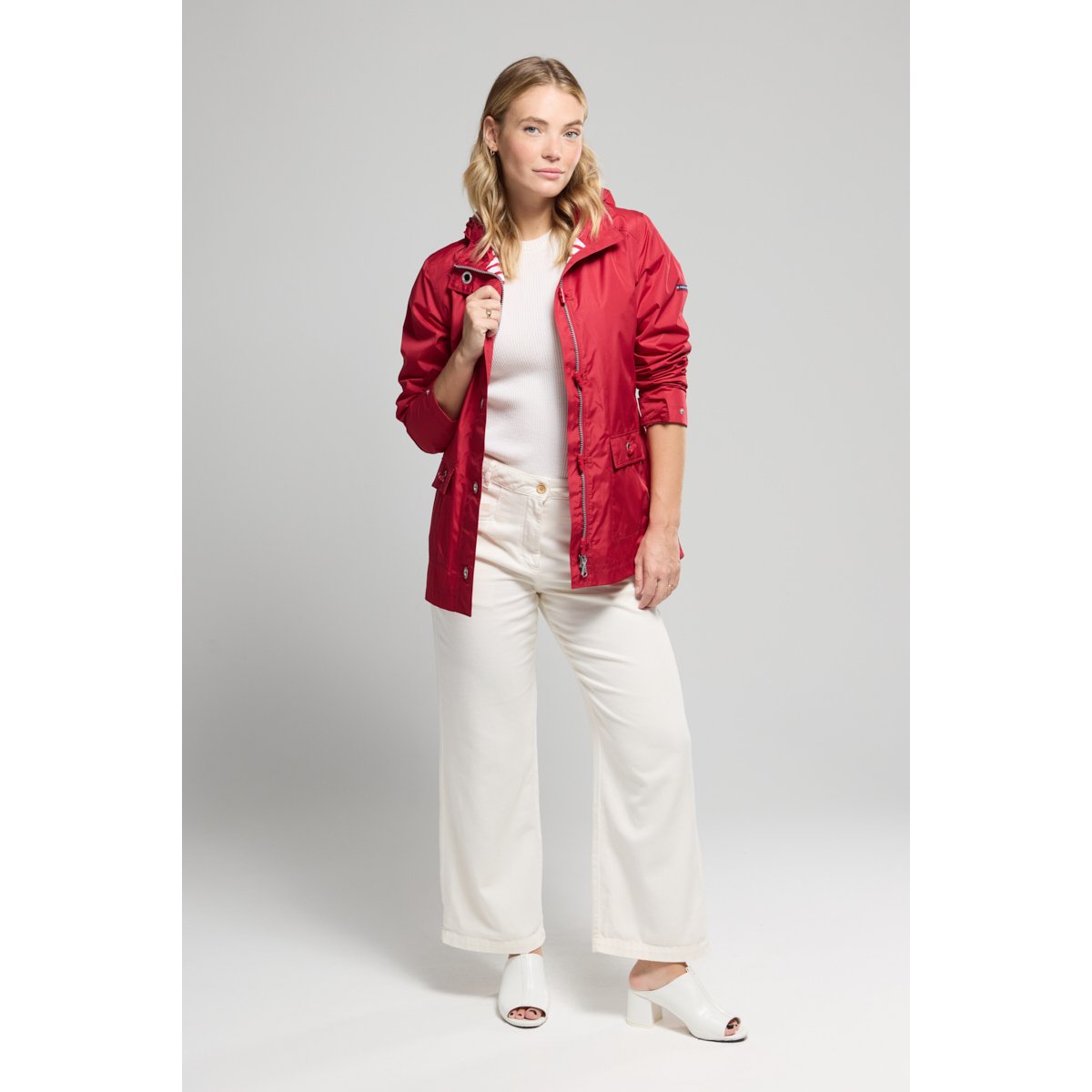 Parka imperméable Audierne braise, ARMOR-LUX
