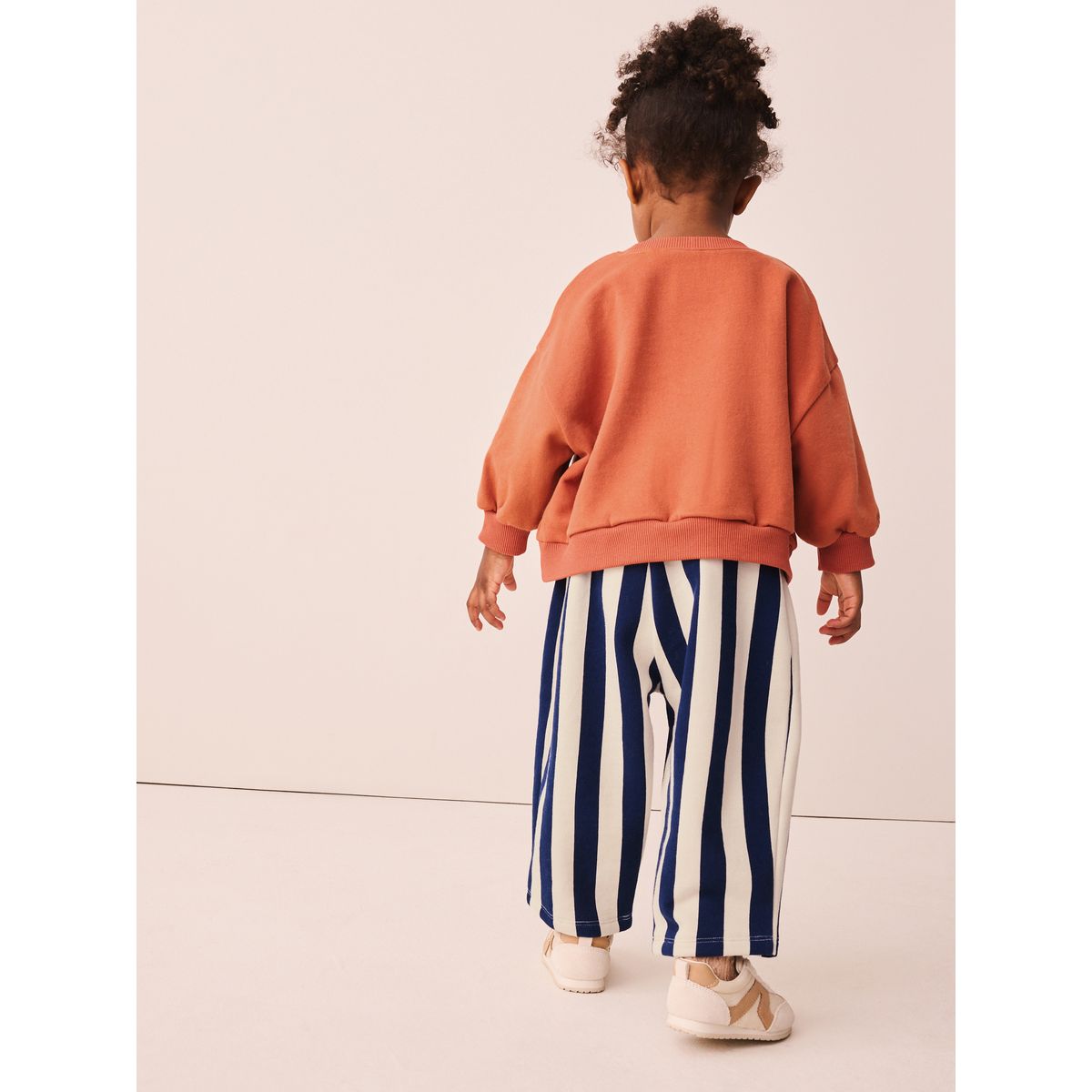 Haut manches longues/pantalon bouffant, 2 p canard rayé marine, NEXT