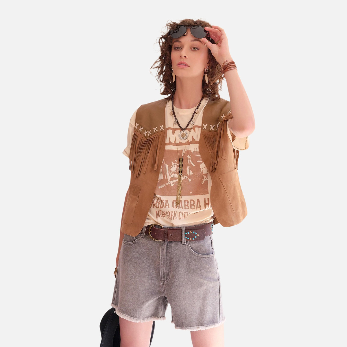 Tee shirt TAVITI RAMONES 26s naturel, MKT STUDIO