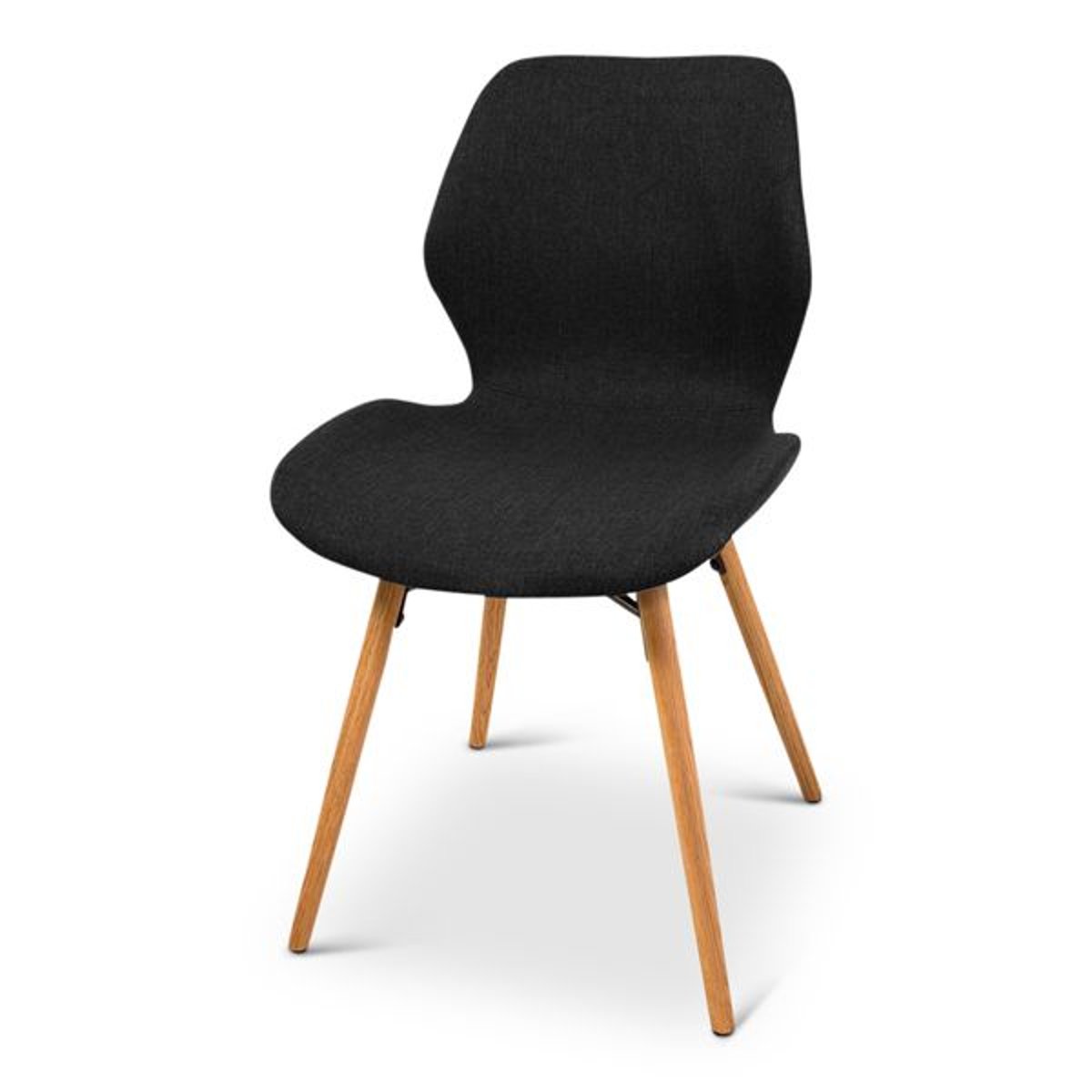 Chaise noire noir carbone, ZAGO