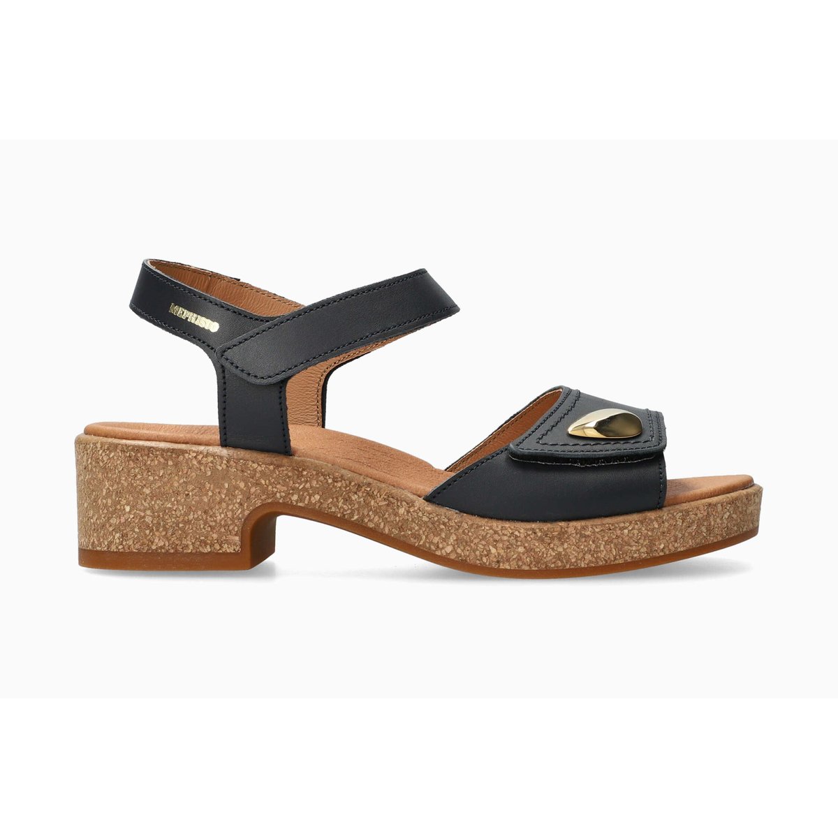 Sandales en cuir FRANKA bleu navy 5147, MEPHISTO
