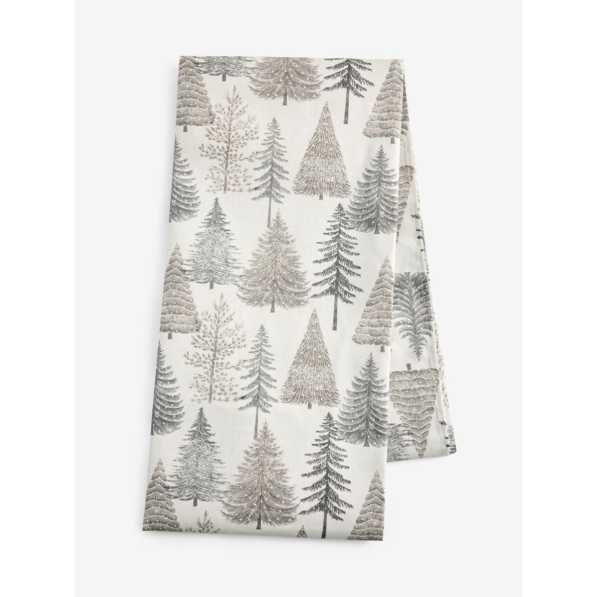 Nappe facile à nettoyer sapin de noël gris, NEXT