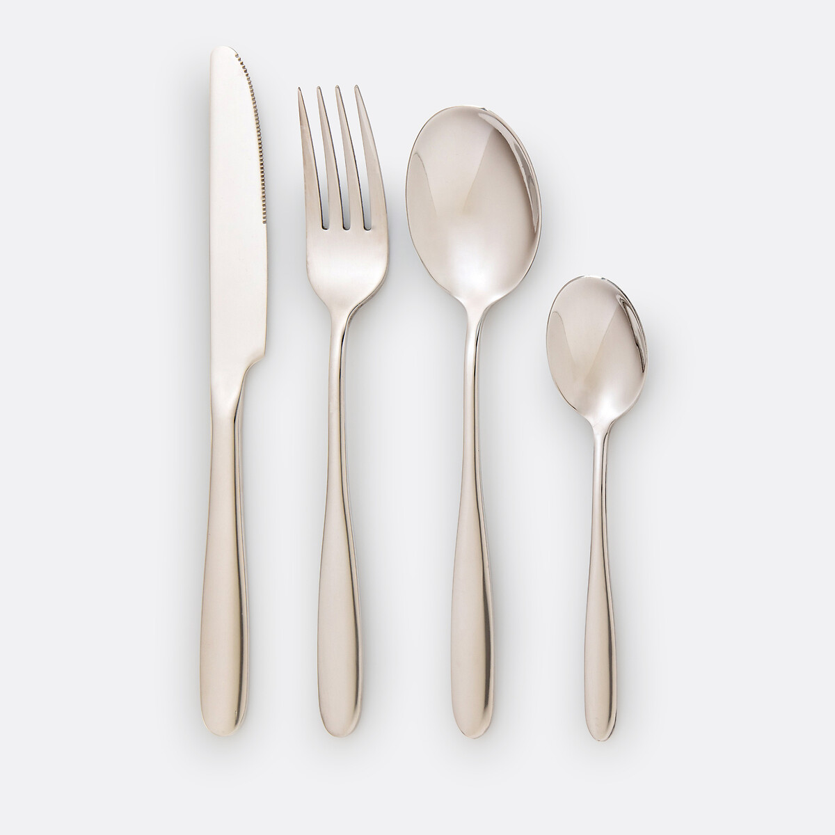 Lot de 4 cuillères à soupe, Ebano inox, LA REDOUTE INTERIEURS