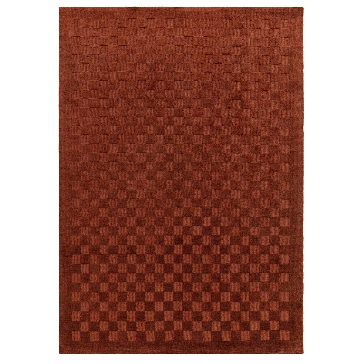 Tapis de salon et chambre moderne PYTHIA rouge, NOVATREND
