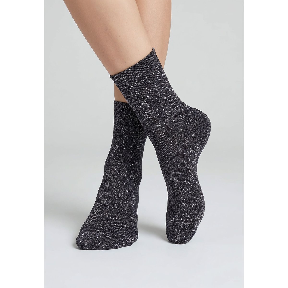 Lot de 3 paires de chaussettes femme léopard et unies ANINA taupe clair, DEELUXE