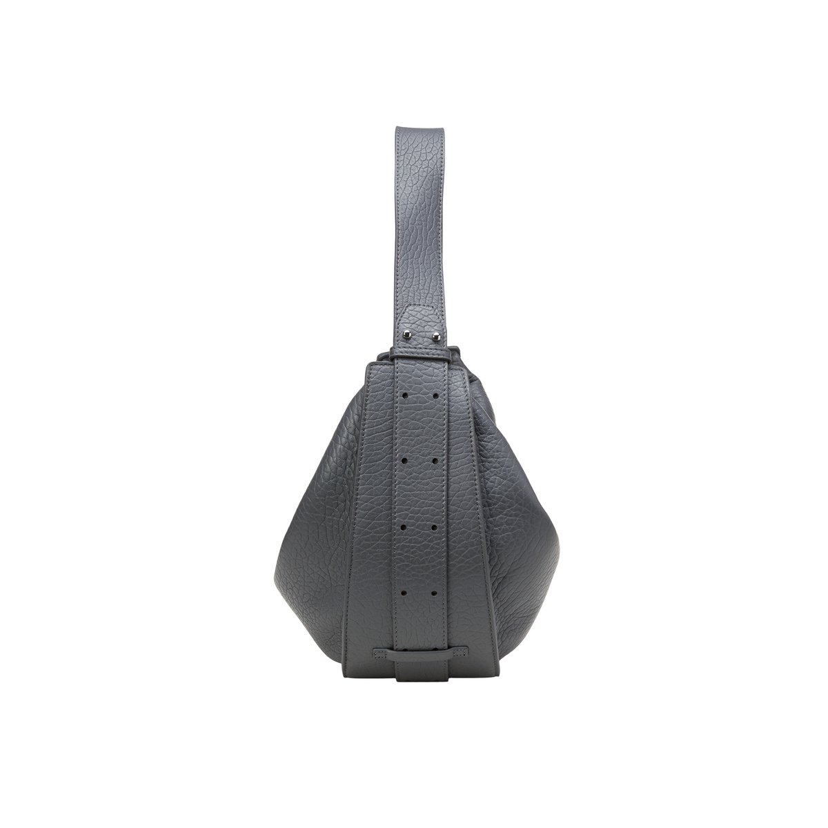 Hobo Bag moyen en slouchy shape avec fond fixe gris fonce, MARC O'POLO