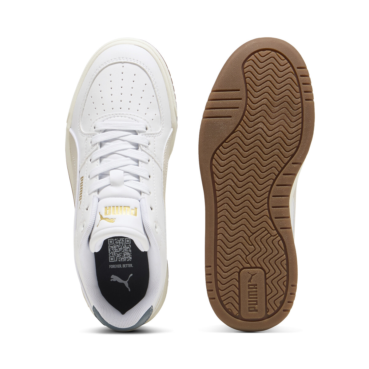 Baskets Caven III Retro blanc/beige, PUMA