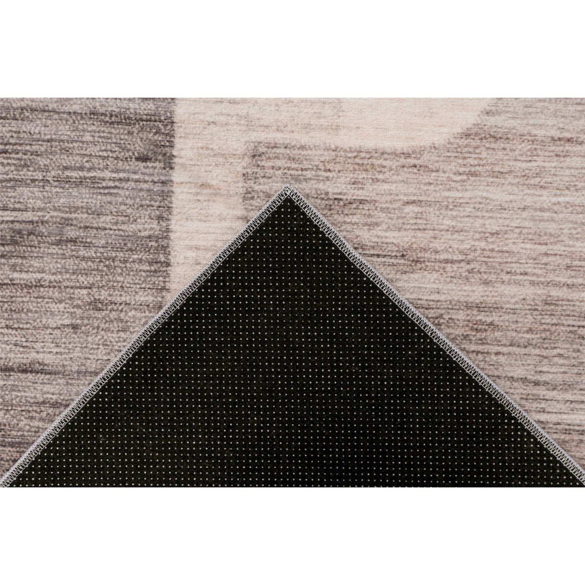 Tapis rectangulaire, Bluster taupe beige à motif gris crème, ARTE ESPINA