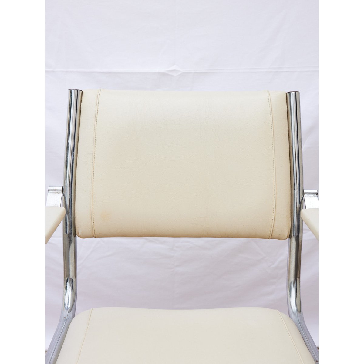Fauteuil pivotant vintage Jakob N°1306 - Bon état argenté, DEBONGOUT