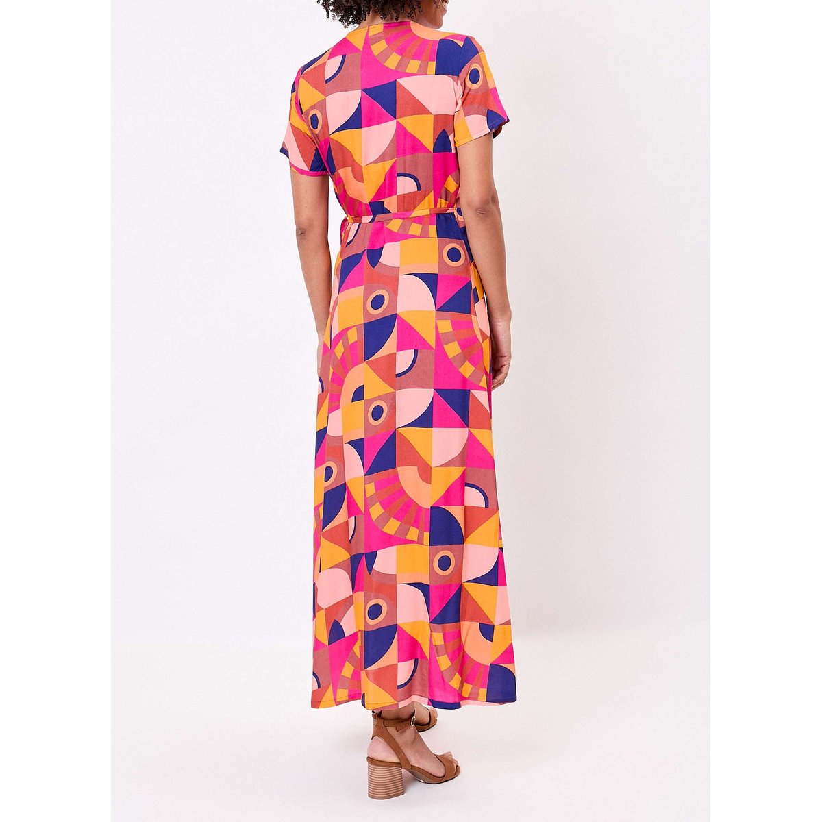 Robe cache cur longue fluide YOLANDA rose bleu yolanda, LA FIANCÉE