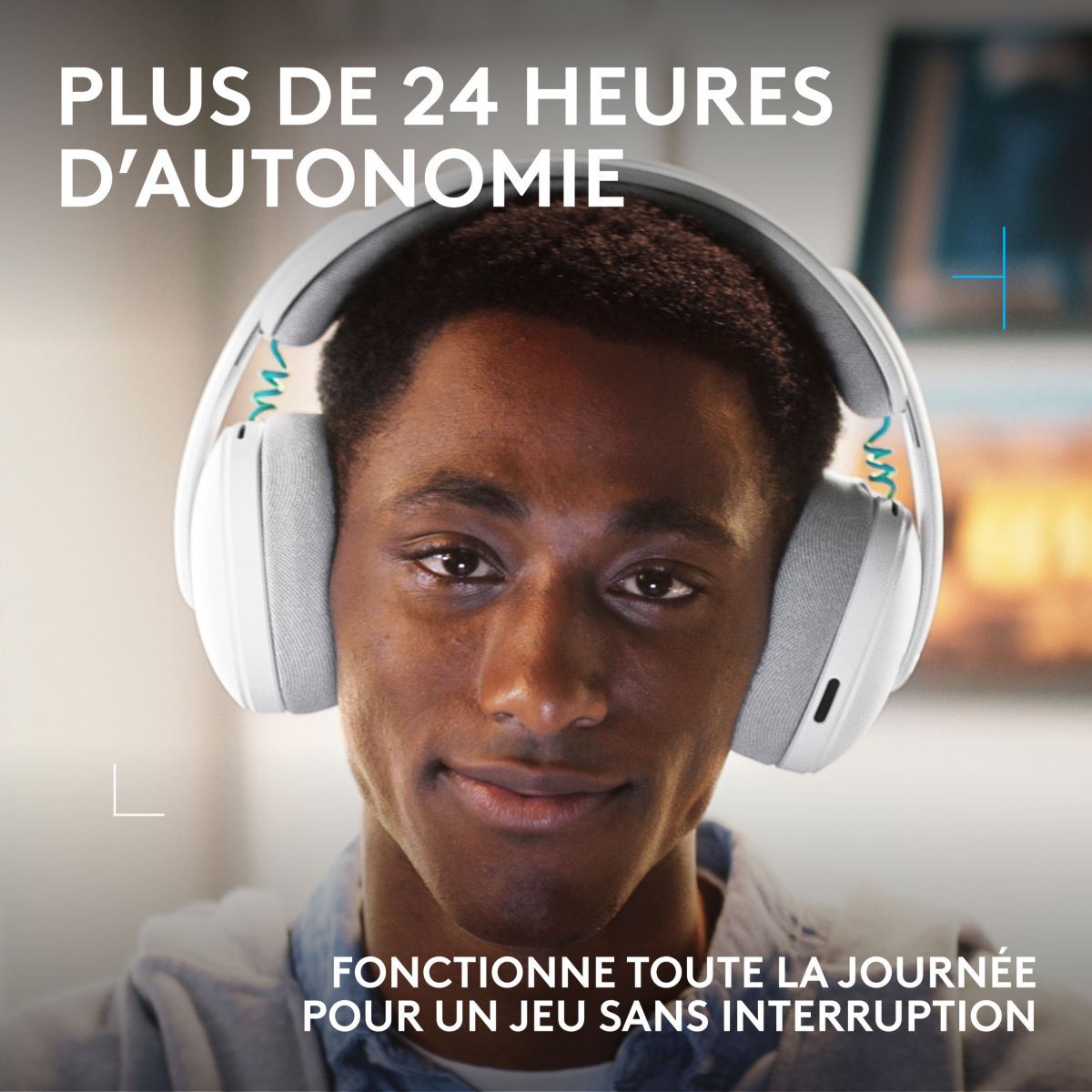 Casque gamer G325 Blanc couleur unique, LOGITECH