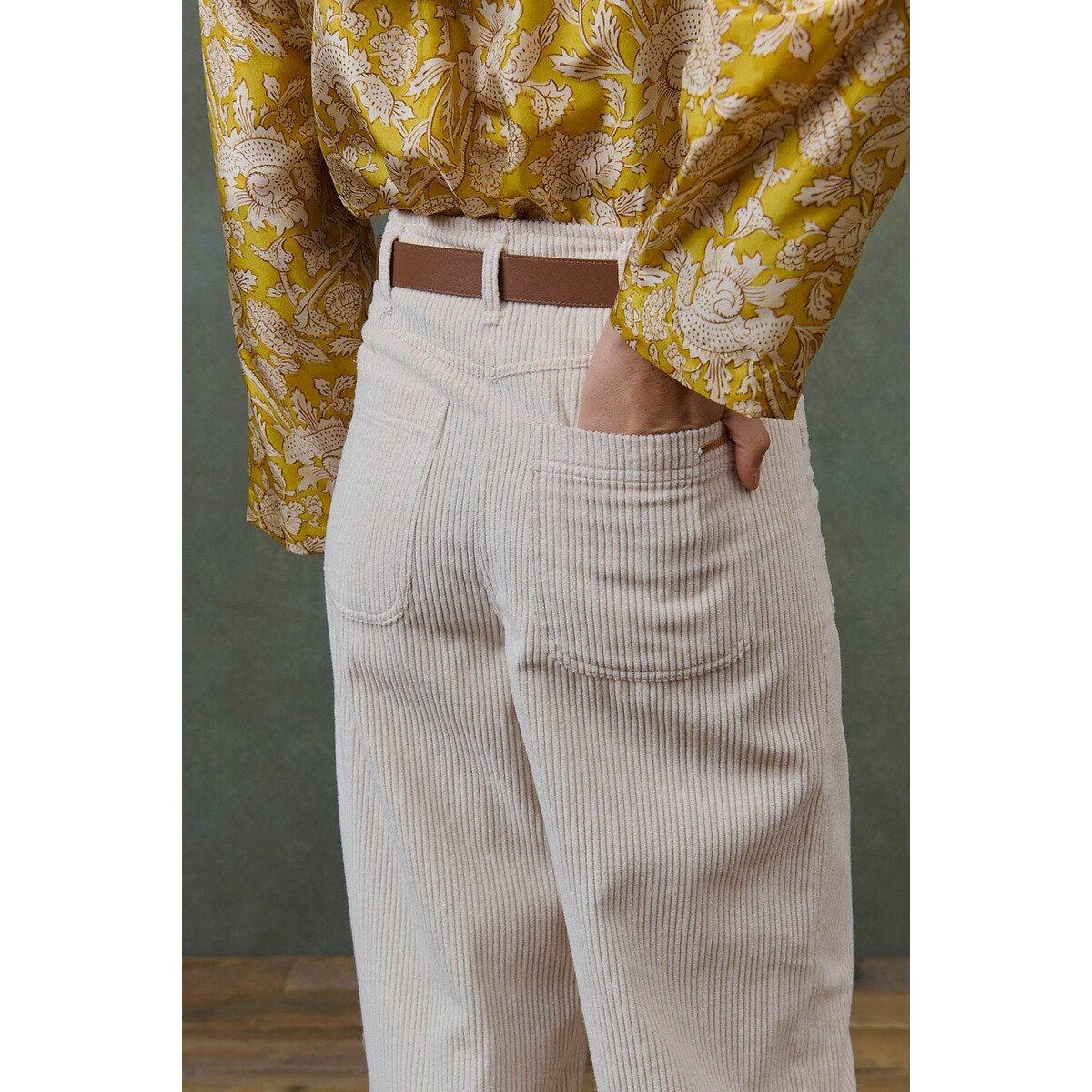 Doilloni Wide Leg Cropped Velour Trousers 90002867, LOUISE MISHA