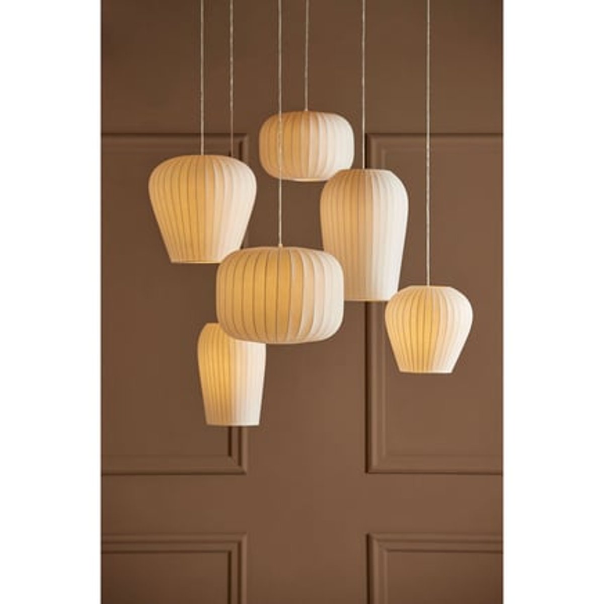 Suspension - Xela - Ø30 Cm - Blanc blanc, LIGHT & LIVING 