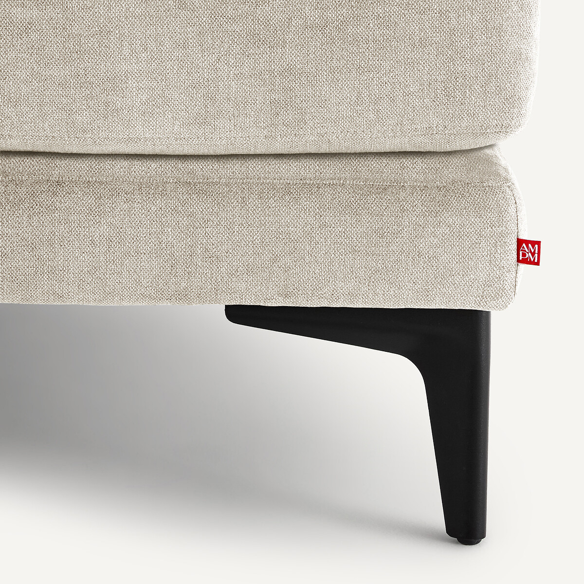 Poggiapiedi in misto poliestere, MODERNISTE, design di Emmanuel Gallina avorio, EMMANUEL GALLINA X AM.PM