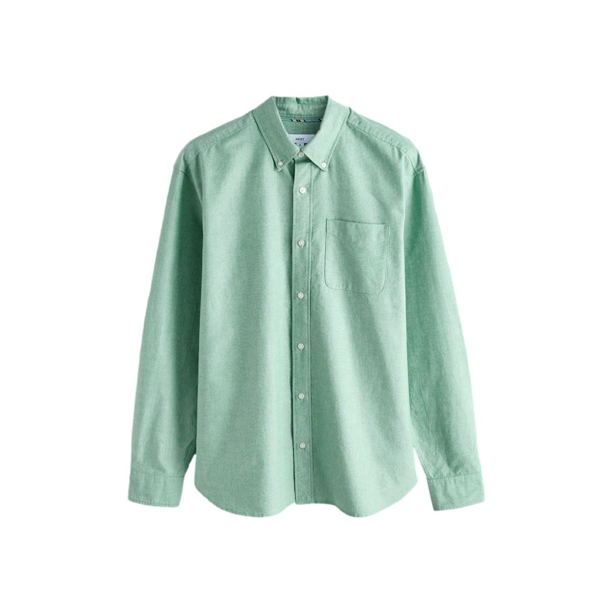 Chemise oxford légère à poche vert, NEXT