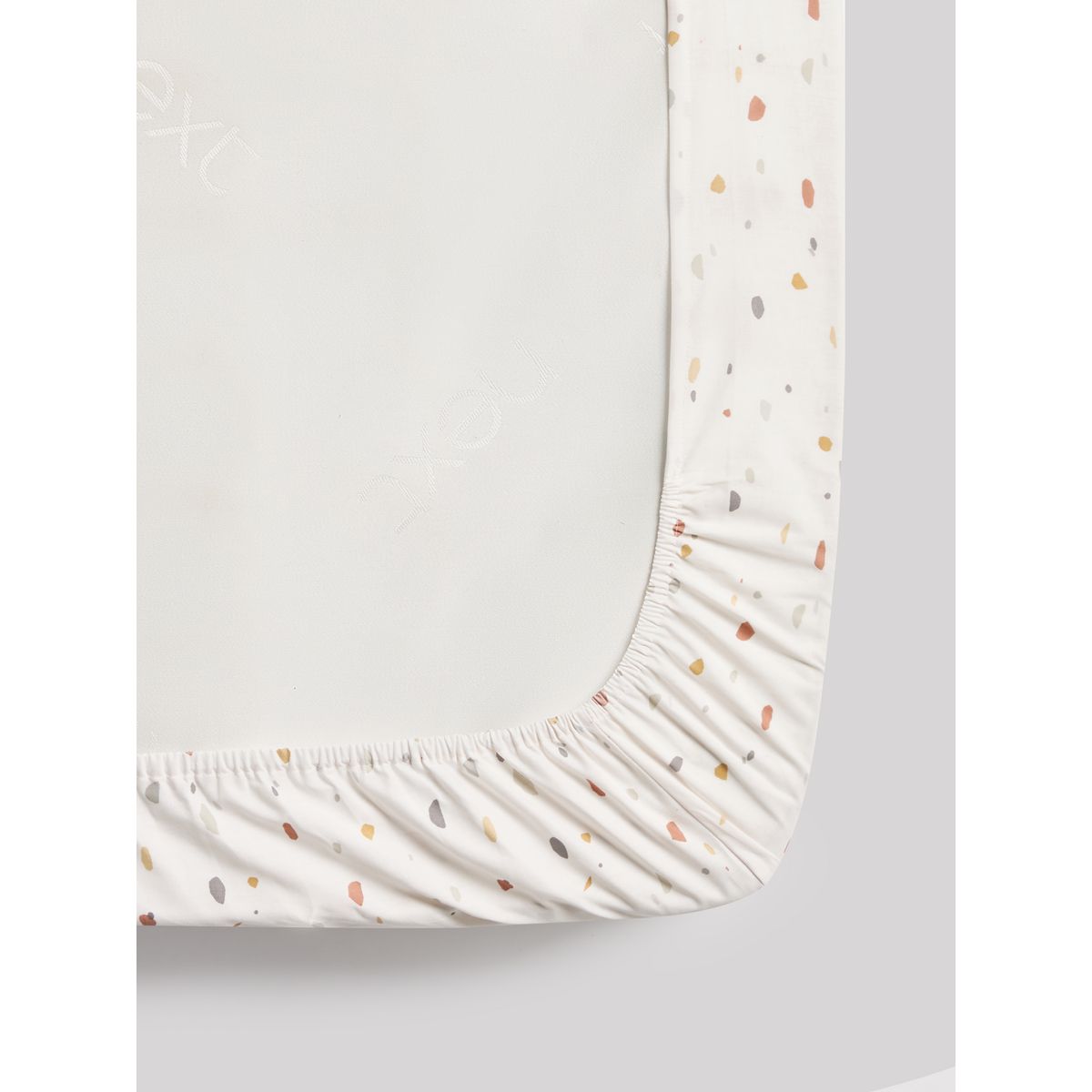 Draps-housses, lot de 2 terrazzo bleu, NEXT