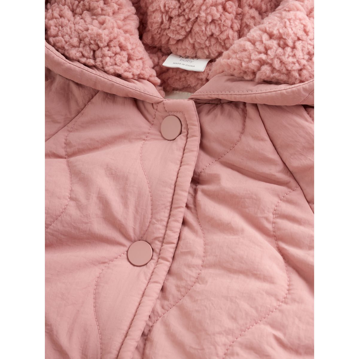 Doudoune bébé matelassé rose, NEXT