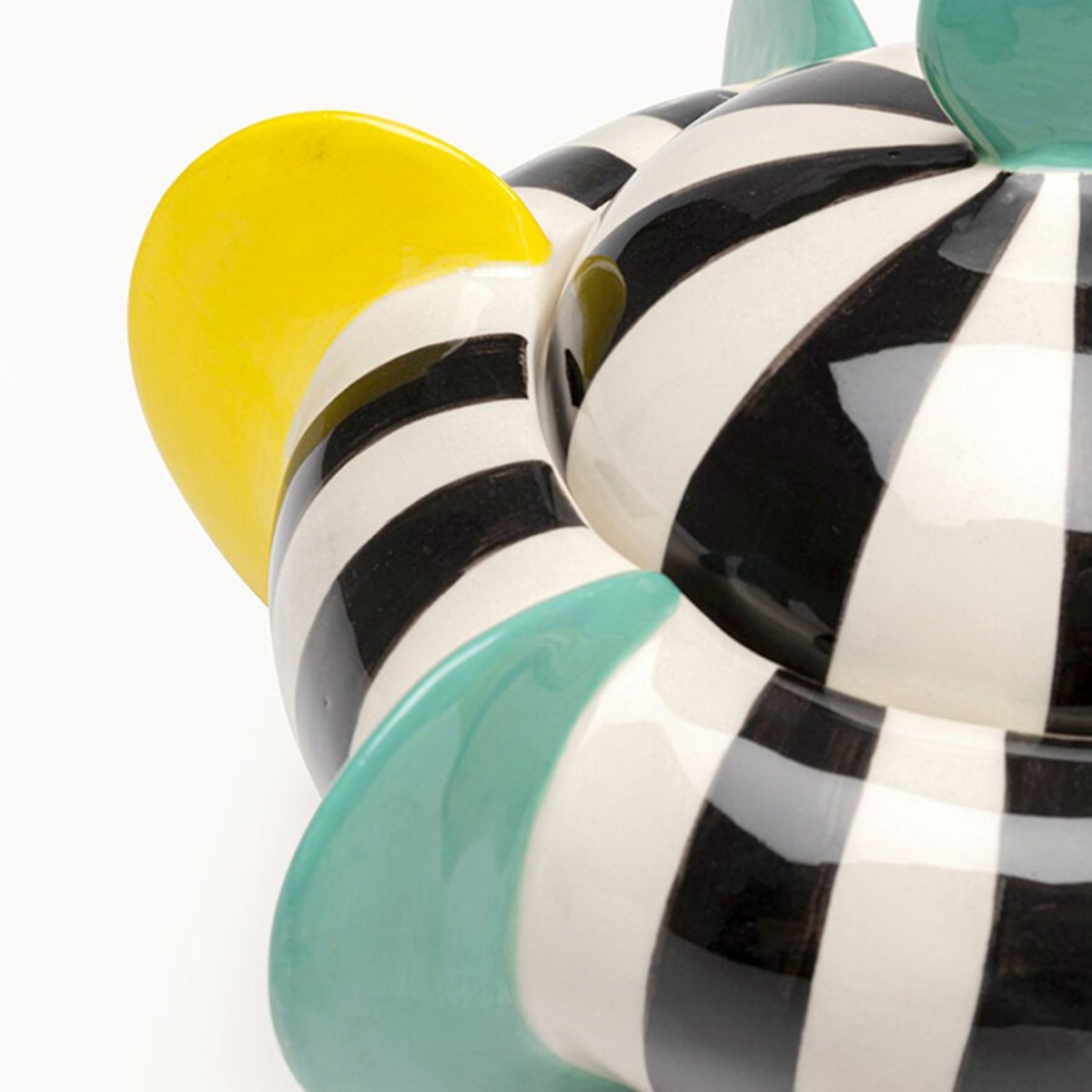 Boîte rayée, HARLEQUIN multicolore, KARE DESIGN