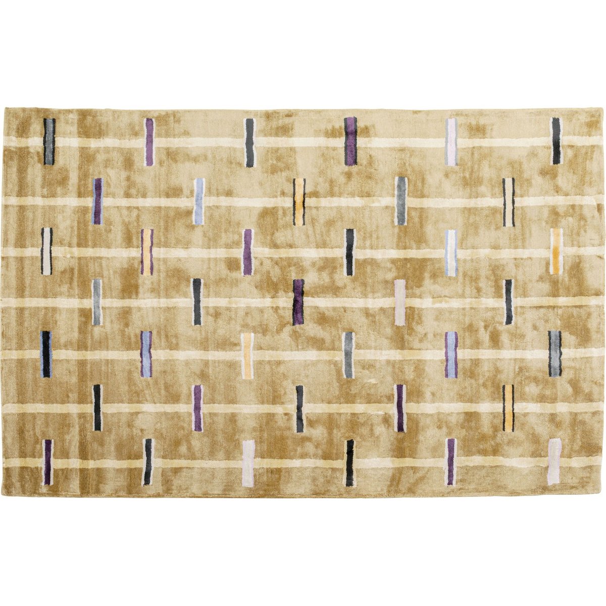 Tapis en viscose, MULTI BRICK multicolore, KARE DESIGN
