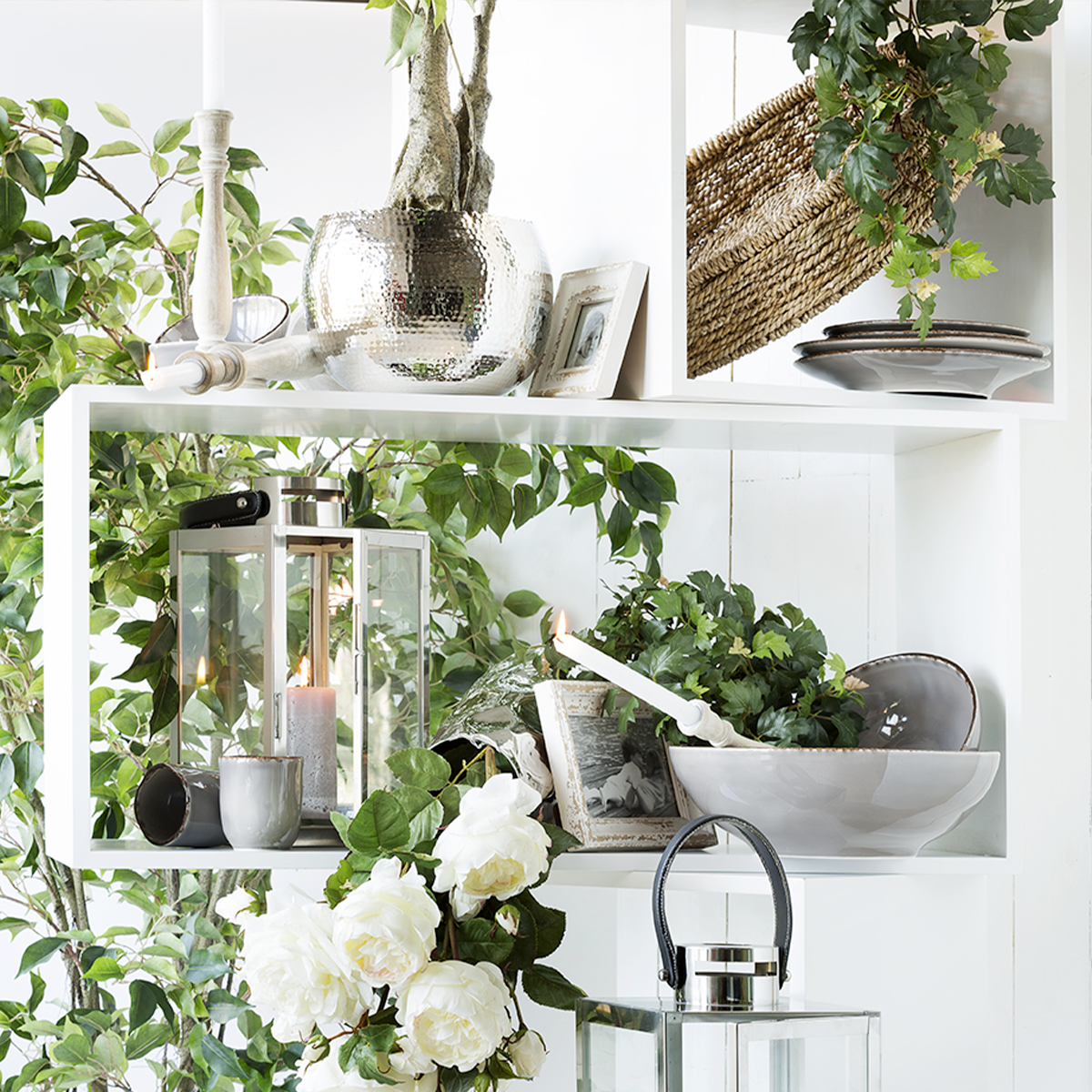 Assiette à dessert décorative en grès D22 gris, SIA DECO