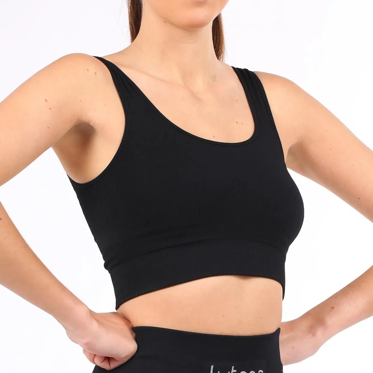 Brassière Yogafit Confort noir, LYTESS