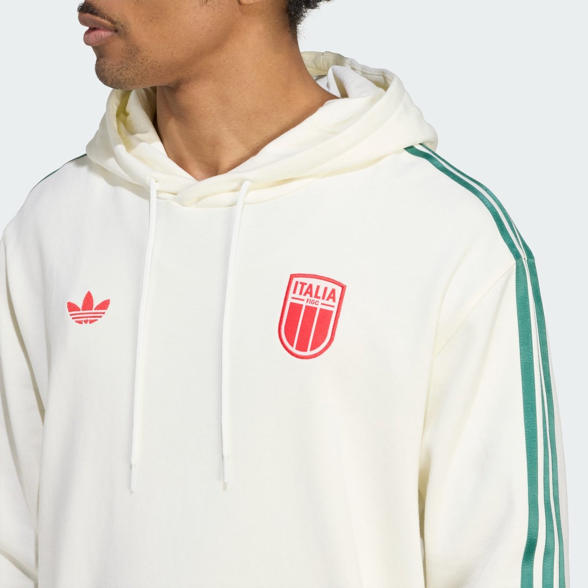 Sweat-Shirt À Capuche Italie (Non Genré) Sweat-Shirt À Capuche Italie (Non Genré) off white, adidas Originals