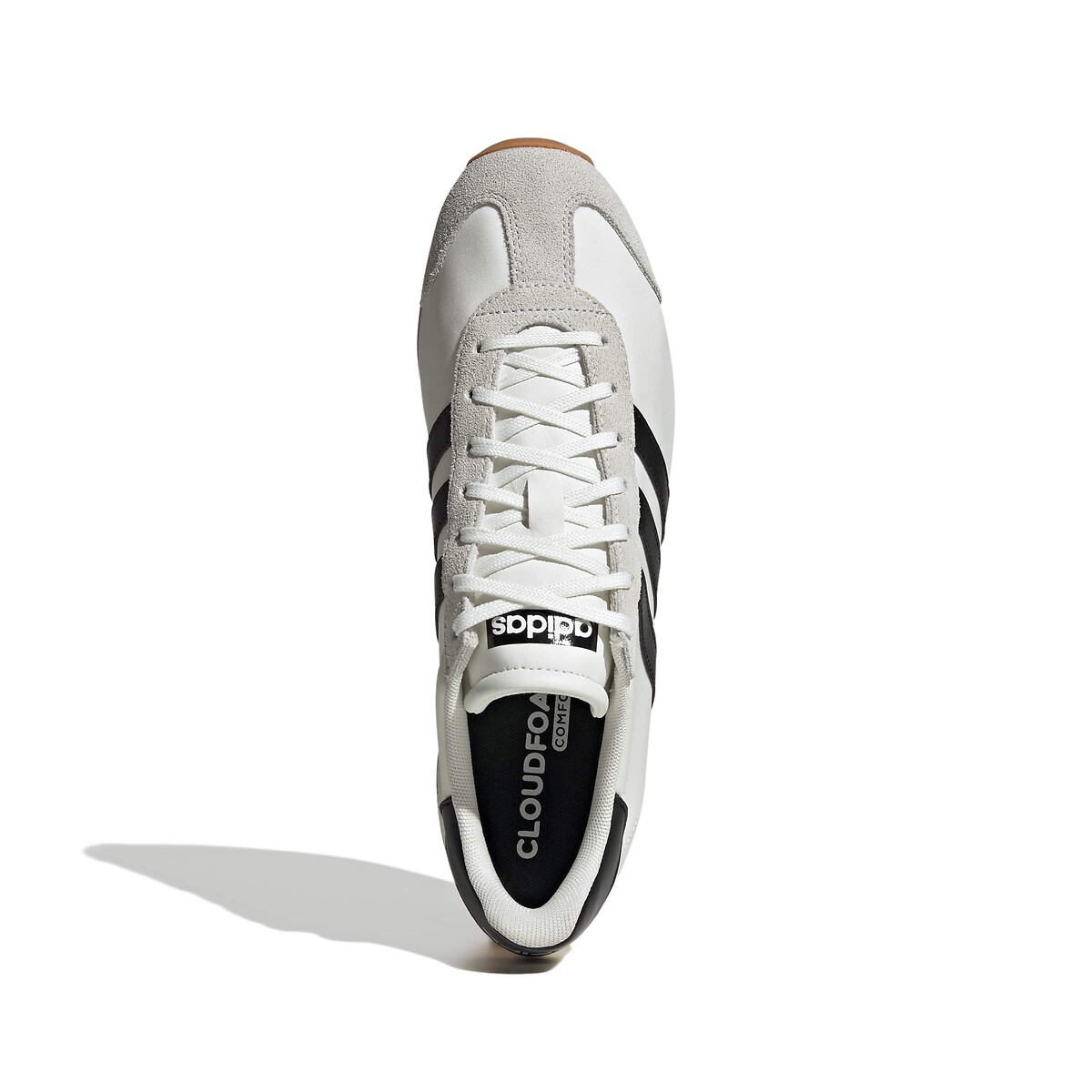Baskets en polyester RUNVISTA blanc/noir, ADIDAS SPORTSWEAR