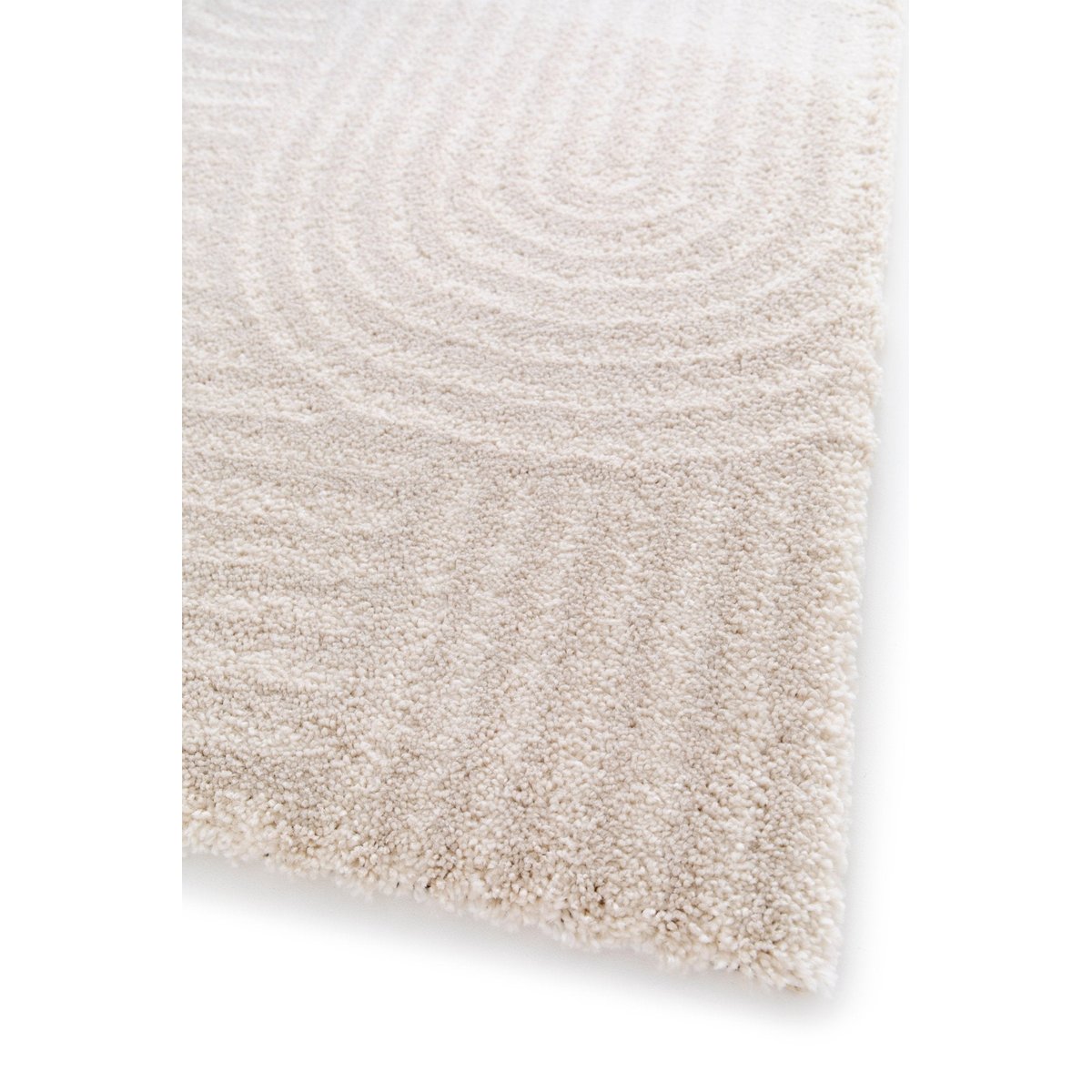 Tapis design doux et confortable PORTOFINO beige sable, AFK LIVING