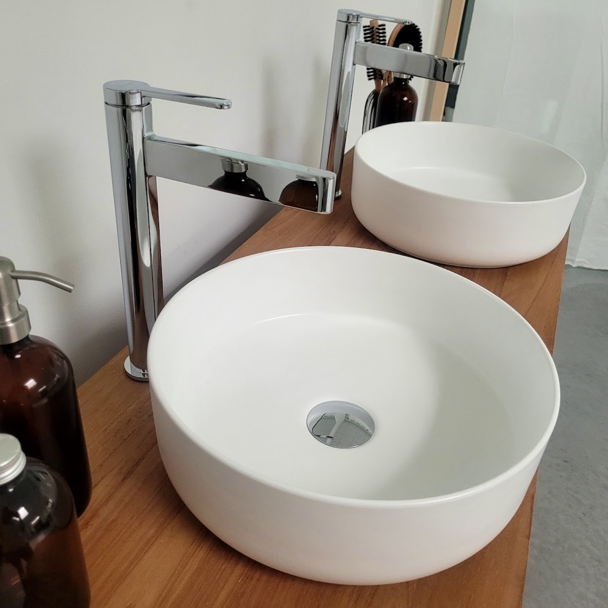 Mitigeur de lavabo cascade chromé, Vito chrome, OCEAN LINE