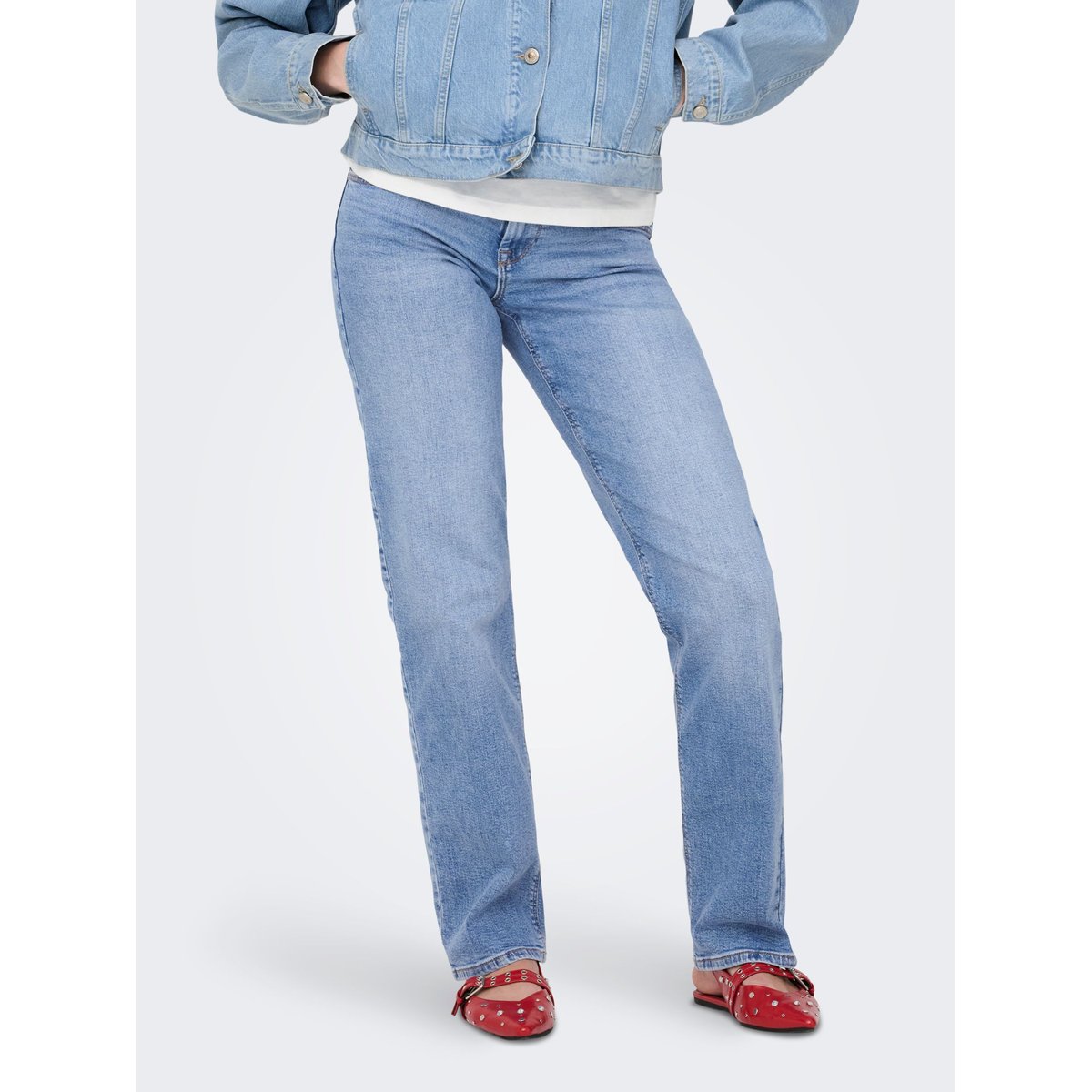 Jean Coupe Droite light blue denim, ONLY