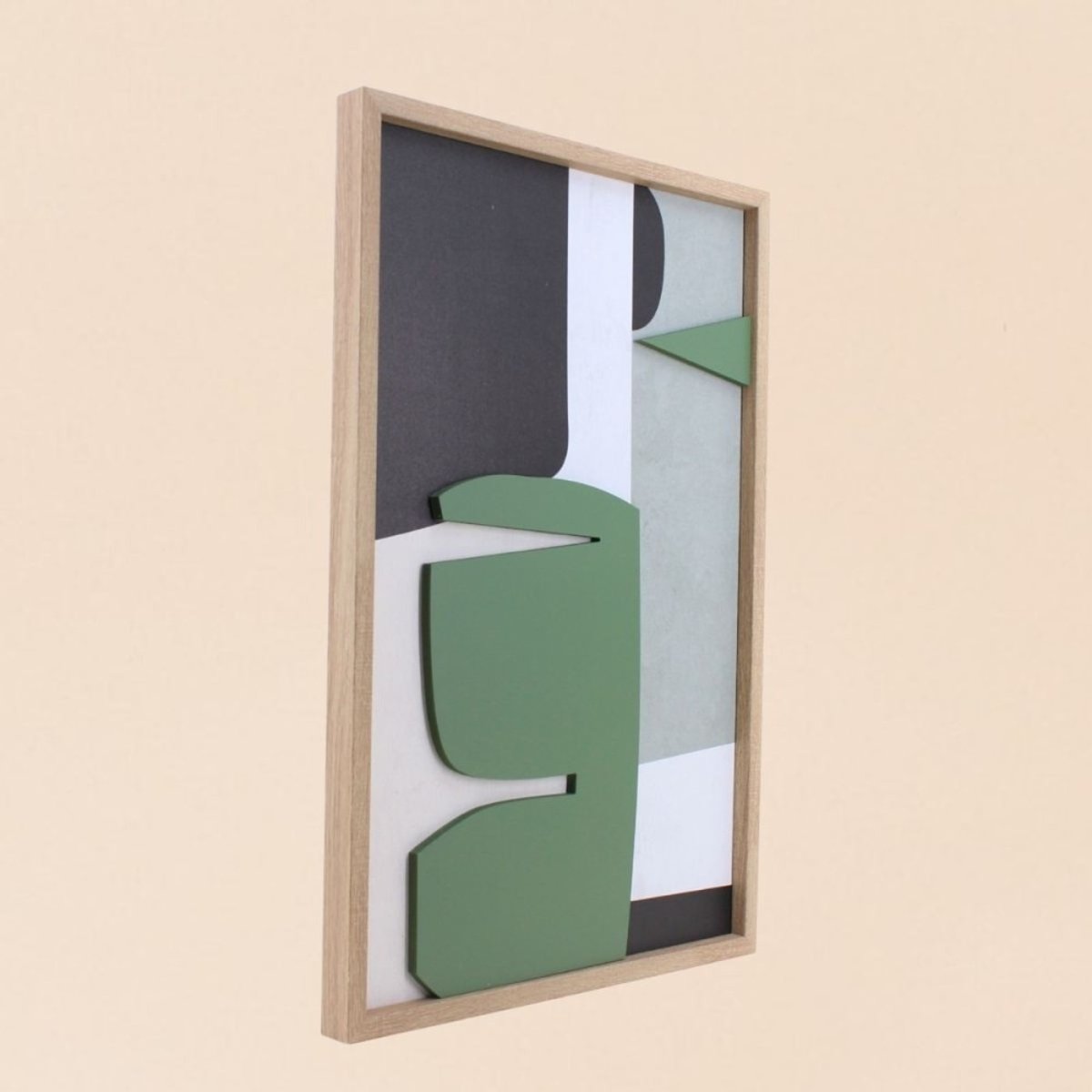 Cadre 3D 40x60cm vert, ORNAMI