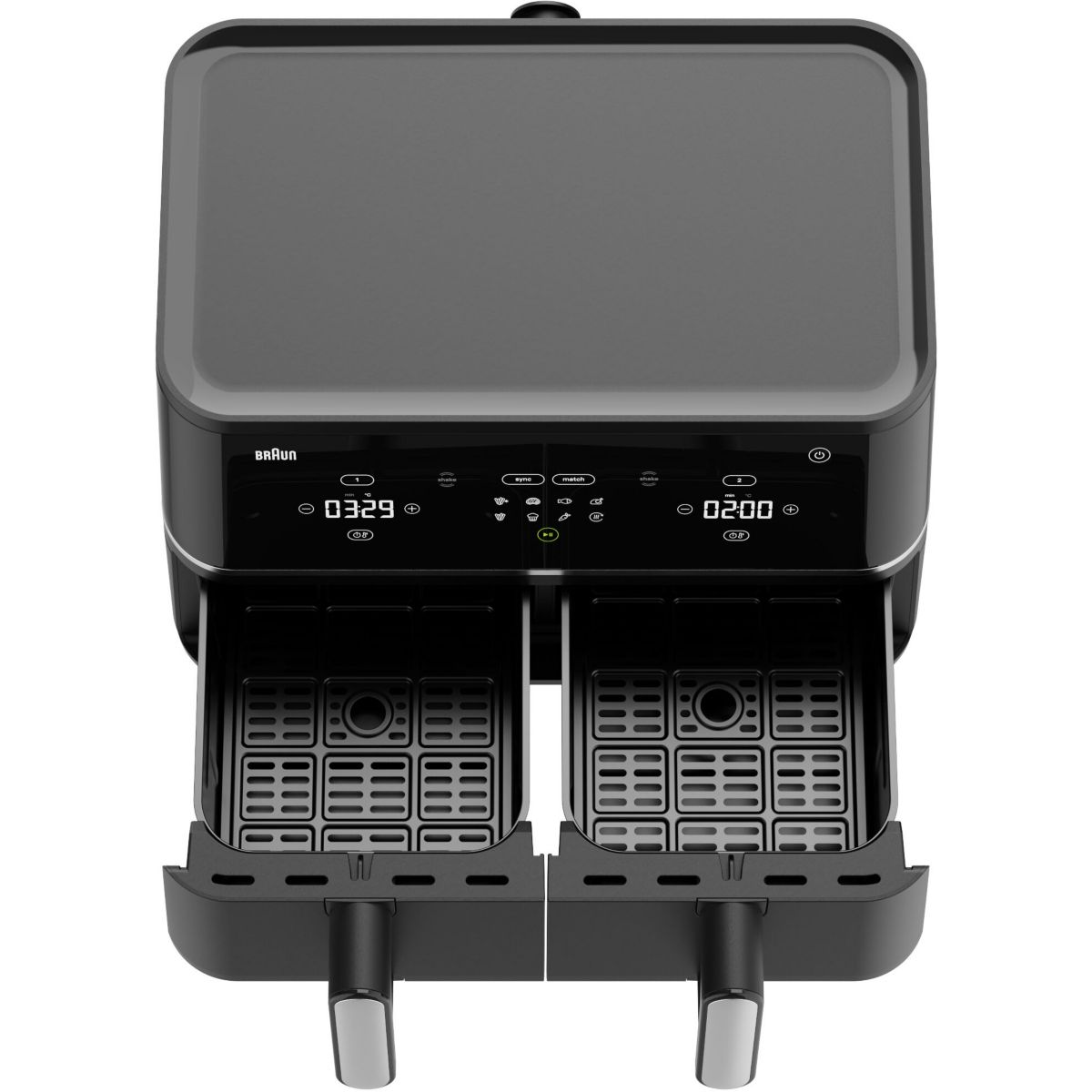 Friteuse sans huile TwinCook 5 TD5030IBK couleur unique, BRAUN