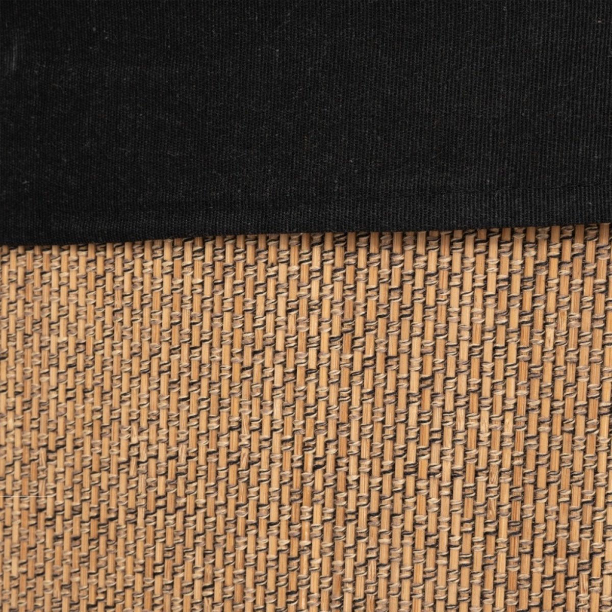 Panier à linge d'angle 48L en bambou beige, ATMOSPHERA
