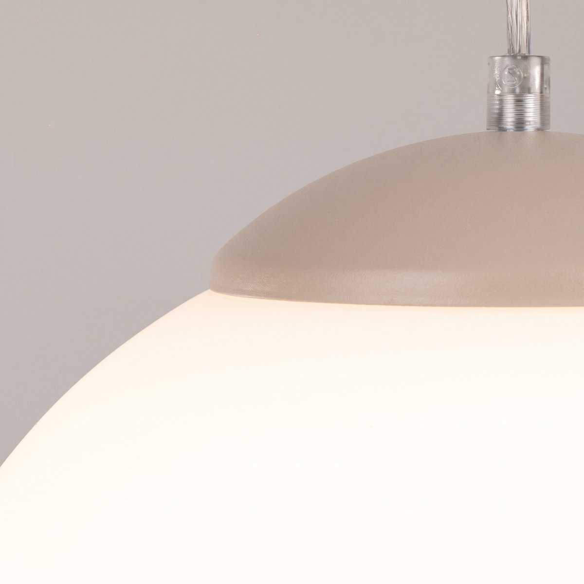Suspension Acier Taupe E27 1 Ugo taupe, EDEN
