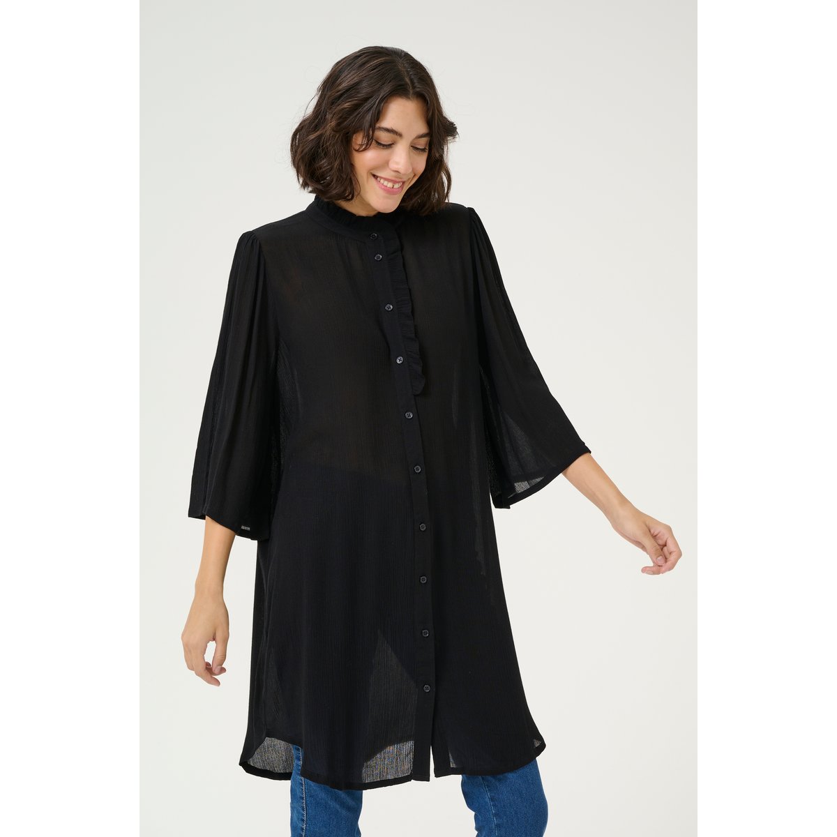 Dress noir black deep, KAFFE