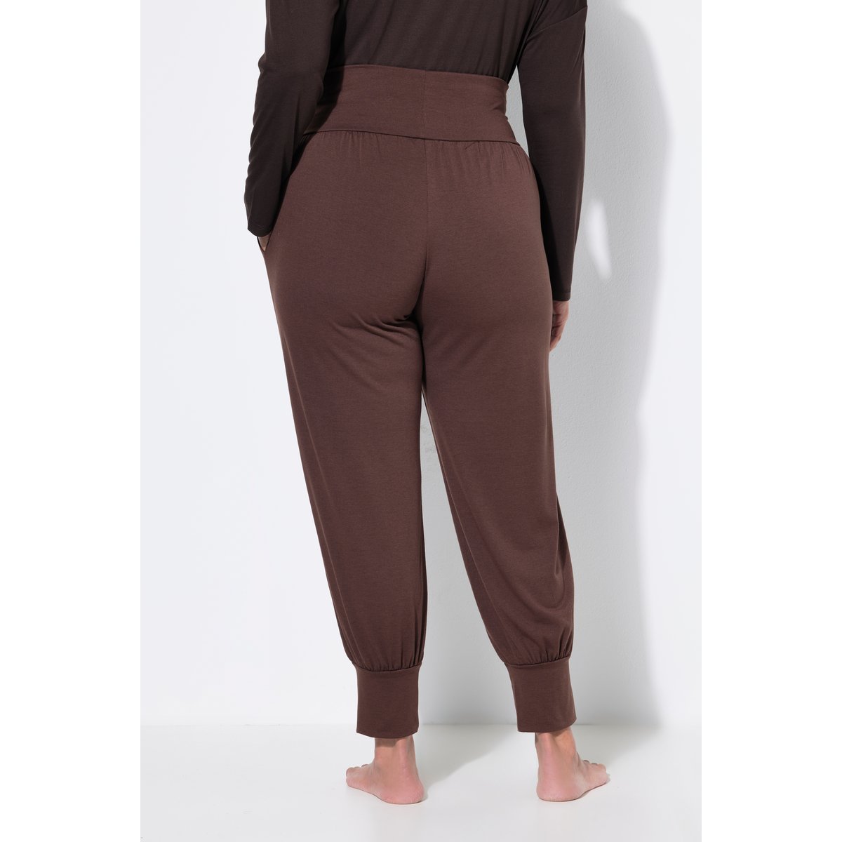Pantalon de yoga, jambe large acajou, ULLA POPKEN