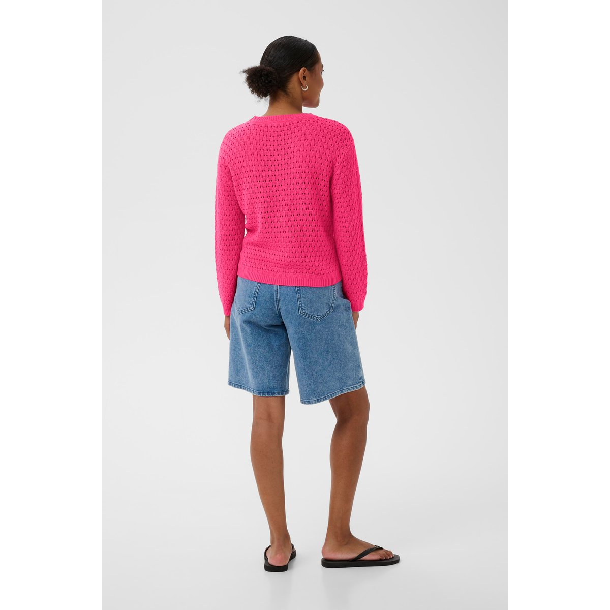 Pullover tricoté violet beetroot purple, KAFFE